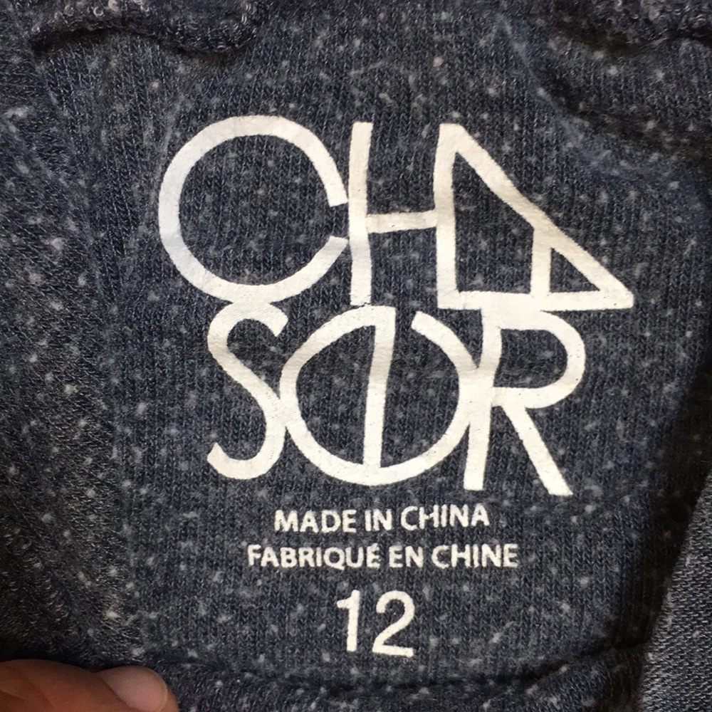 Chaser Graphic CHILL OUT Hoodie Long Sleeve Shirt Girl’s size 12 - Picture 2 of 4